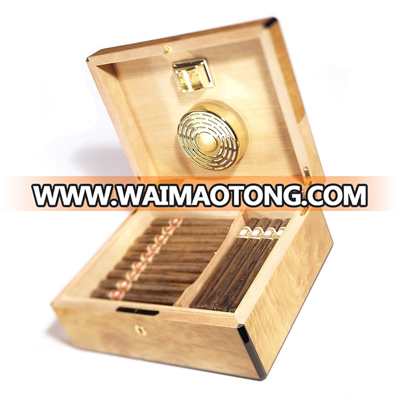 custom made top quality lacquer cigar wooden box for gift packaging